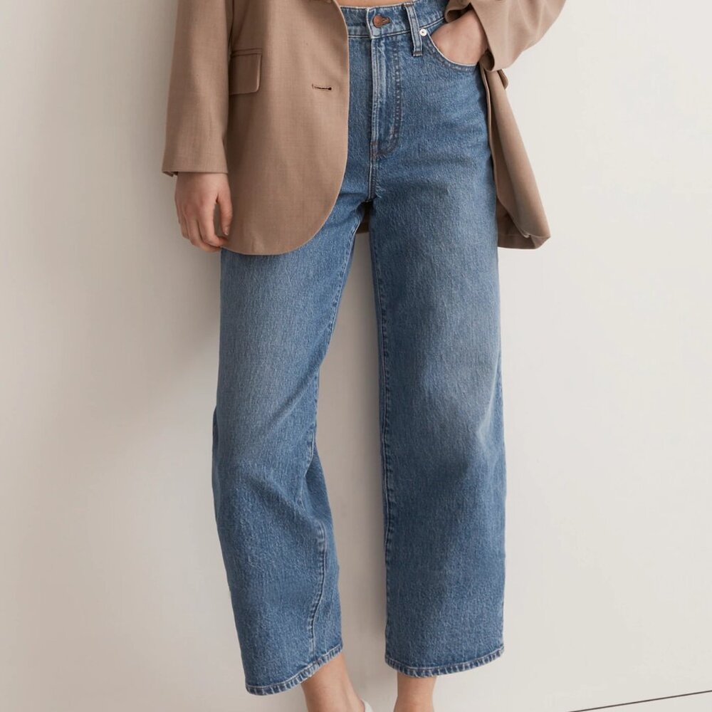 Madewell - Perfect Vintage Wide Leg Crop Jean - Cresslow - 25 Regular